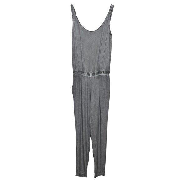 Anthropologie Cloth & Stone Gray Washed Sleeveless Tank Jumpsuit Size XS - Picture 7 of 11